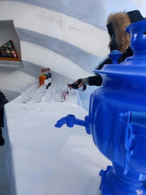 Первая ледяная галерея современного искусства в Апатитах. 09