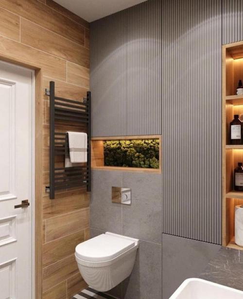 Интерьер ванной комнаты. 04