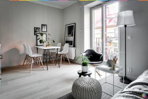 Квартира - студия площадью 23 квадратных метра. 01