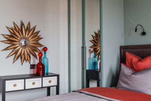 Яркий современный интерьер трехкомнатной квартиры, площадью - 81 кв. 04