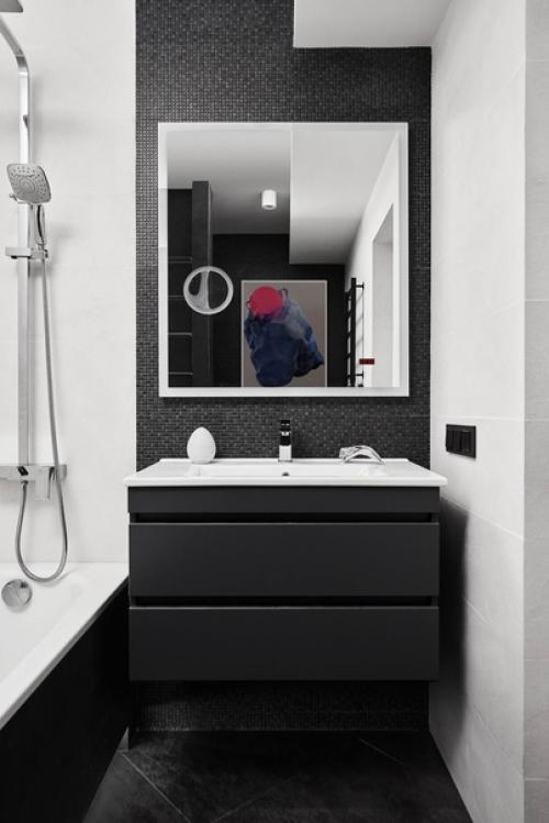 Интерьер однокомнатной квартиры 44 кв. 07