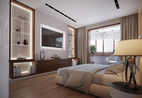 Дизайн 2-х комнатой квартиры 66 кв. 02