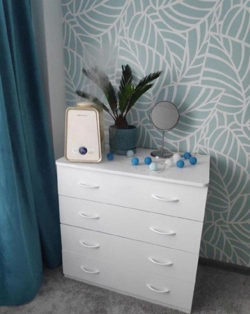 Бюджетный вариант оформления спальни. 01