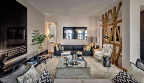 Эклектичная квартира в Лиссабоне.  