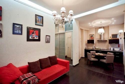 Однокомнатная квартира - студия в Петербурге. 05