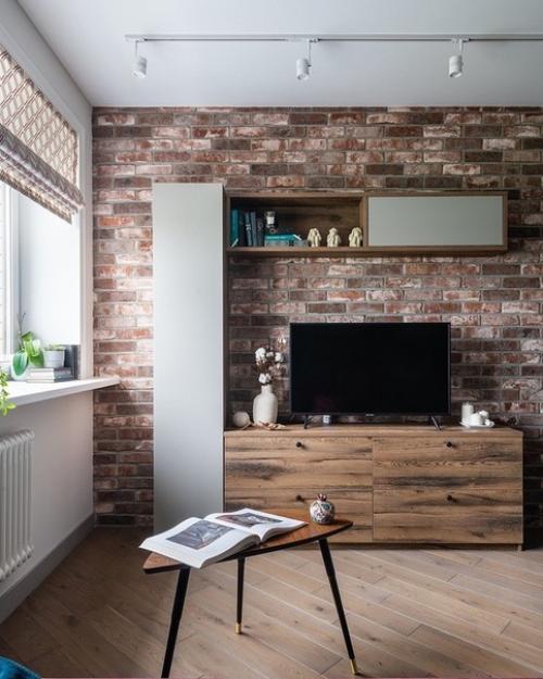 Сканди, лофт, бохо и эко: яркая однушка с потрясающим миксом стилей и продуманной планировкой. 01