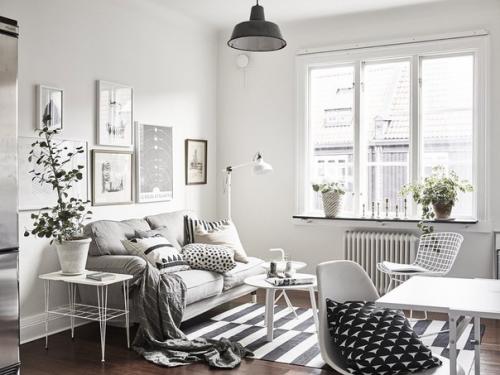 Скандинавский стиль в интерьере малогабаритных квартир. 01