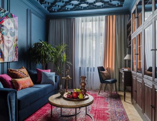 Сочный интерьер для любительницы экзотики. 06