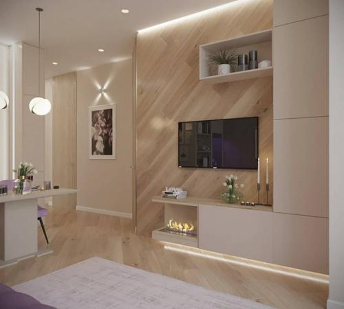 Кухня и гостиная из проекта однушки. 02