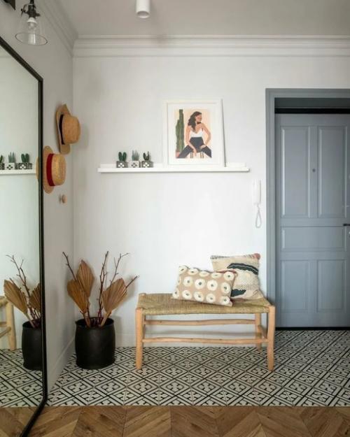 Маленькая квартира в стиле бохо, площадью: 47, 7 кв. 08