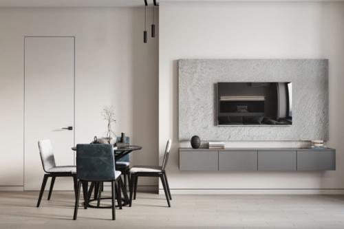 Проект 1-комнатной квартиры 45, 4 кв. 05