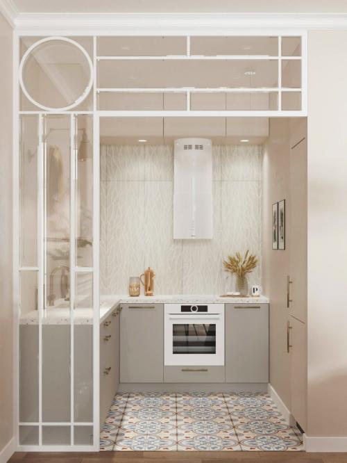 Проект 1-комнатной квартиры 51 м 2 в ЖК зиларт в Москве. 04