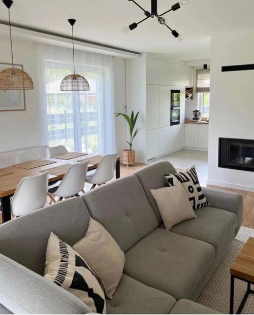 Несмотря на то что серый цвет пару лет назад уступил свое место бежевому, он все равно навсегда останется частью скандинавского интерьера. 02