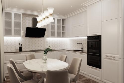 Реализованный проект кухни - гостинной. 02