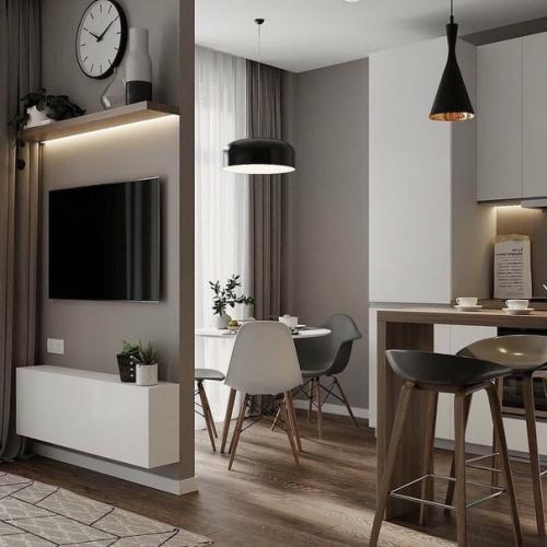 Однокомнатная квартира.  Замечательная планировка в однушке. 04