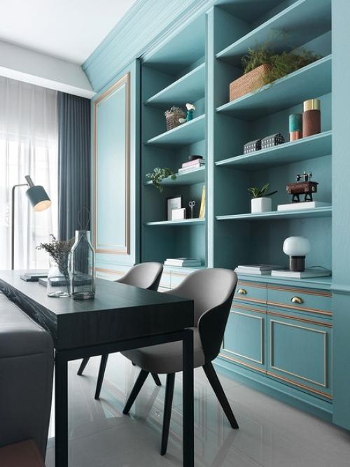 Кухня в стиле Тиффани в интерьере квартиры. 07