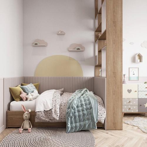 Детская комната с зонированием. 01