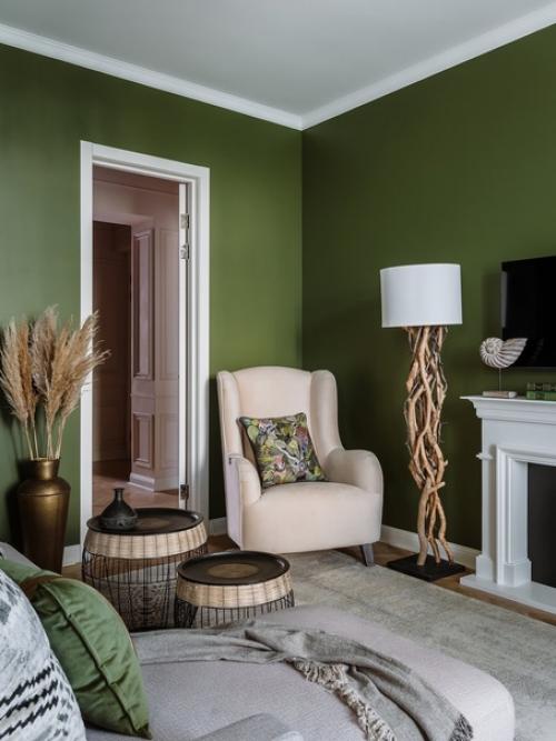 Сочный интерьер для любительницы экзотики. 03