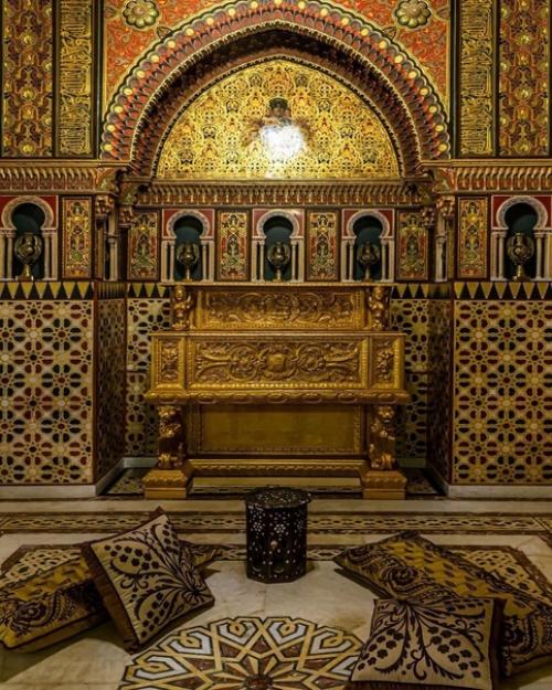Интерьеры мавританской гостиной в юсуповском дворце Санкт-петербурга. 07