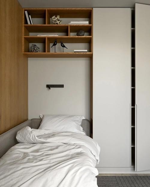 Дизайнер Юлия Смышляева оформила вневременной эргономичный интерьер для молодой семейной пары. 07