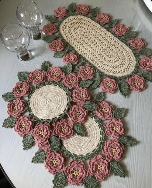 Вязаные салфетки: уют и польза в каждом доме. 01
