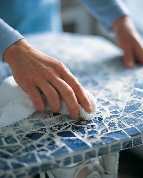 Техника мозаики для отделки декора. 07