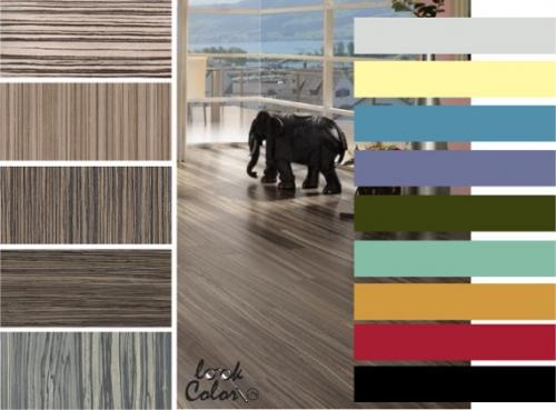 Цвет дерева - зебрано. 01