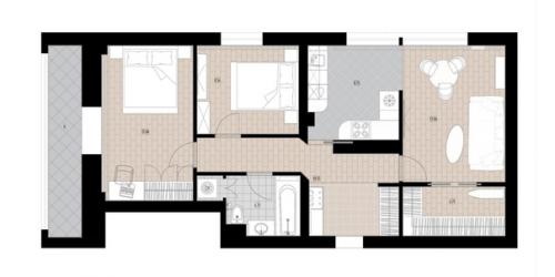 Невероятное преображение трешки в старом фонде. 09