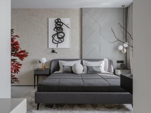 Реализованный интерьер квартиры, площадью 43 кв. 03