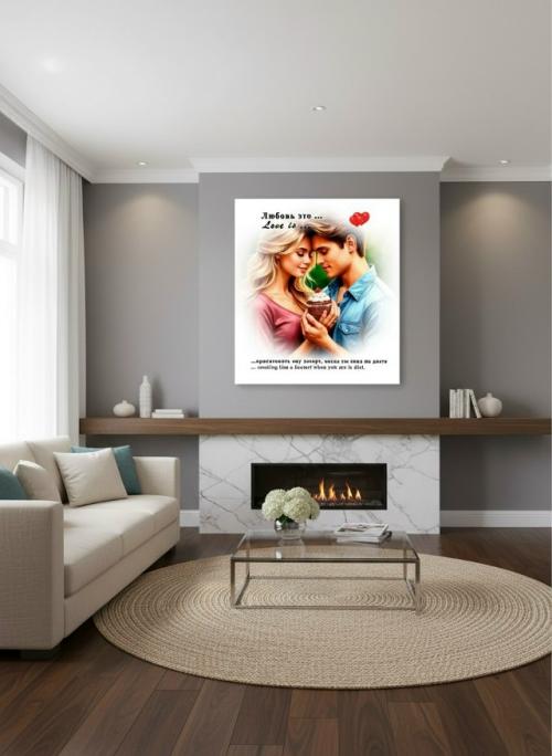 А вы слышали про портреты на холсте в стиле Love is. 02
