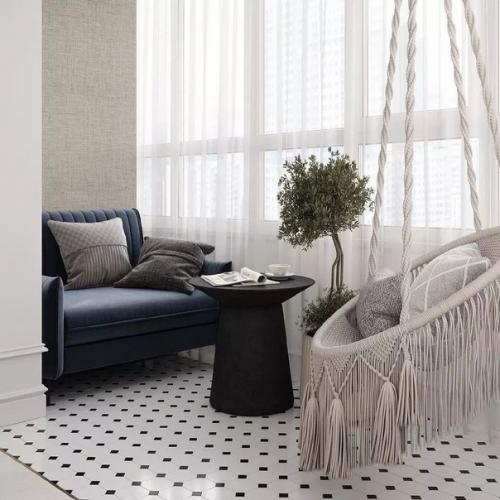 Очаровательная и практичная кухня - гостиная. 06