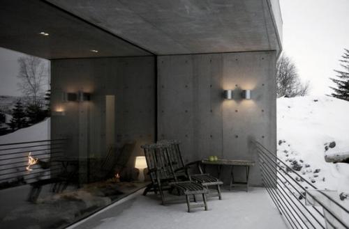 Ультрасовременный дом в скандинавских горах - вдали от обезумевшей толпы. 04