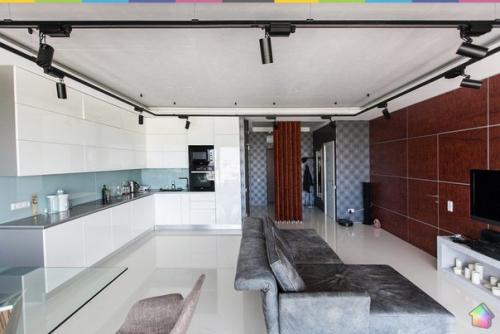 Мужская квартира с панорамным видом на город ч. 1. 08