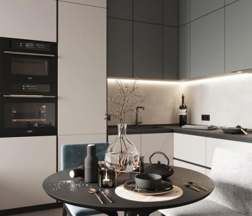 Проект 1-комнатной квартиры 45, 4 кв. 03