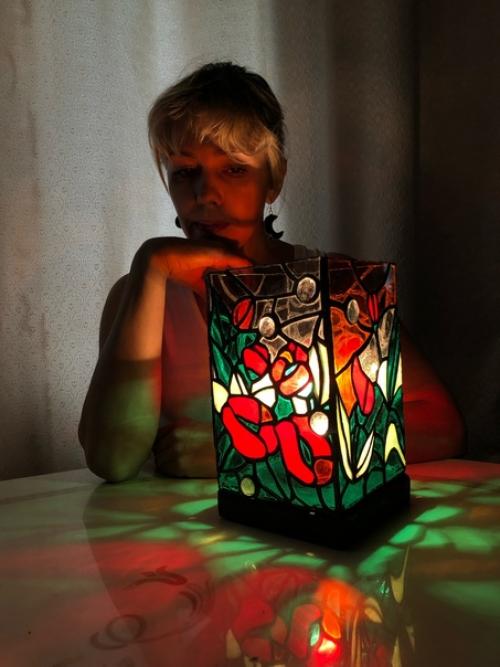 Витраж в современном интерьере. 04