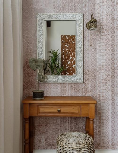 Сочный интерьер для любительницы экзотики. 05