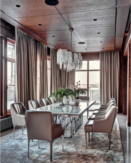 Загородный дом в Перми занял 1 место в рейтинге интерьеров за 2019 год, набравших наибольшую активность среди читателей одного известного журнала. 04