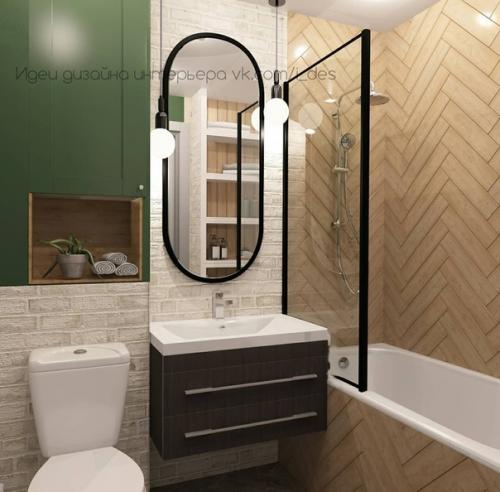 Санузел в питерской квартире.