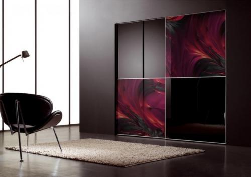 Оригинальные и нестандартные шкафы - купе в ваш дом. 04