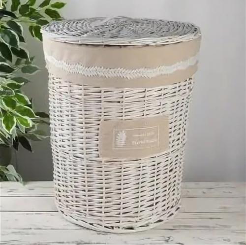 Плетеные корзины для белья станут отличным украшением для любой ванной комнаты. 03