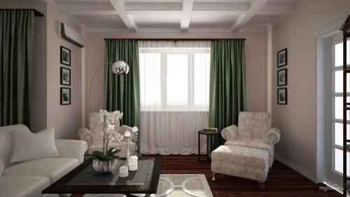 Зеленый цвет в интерьере. 04