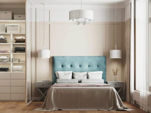 Проект 1-комнатной квартиры 51 м 2 в ЖК зиларт в Москве. 08