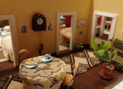 Миниатюрная композиция для украшения камина. 04