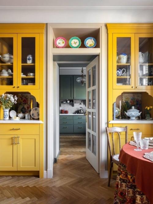 Современный советский интерьер квартиры в хамовниках. 03