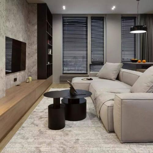 Кухня - гостиная - очень распространенное решение в современном мире. 04