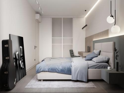 Проект 1-комнатной квартиры 45, 4 кв. 08