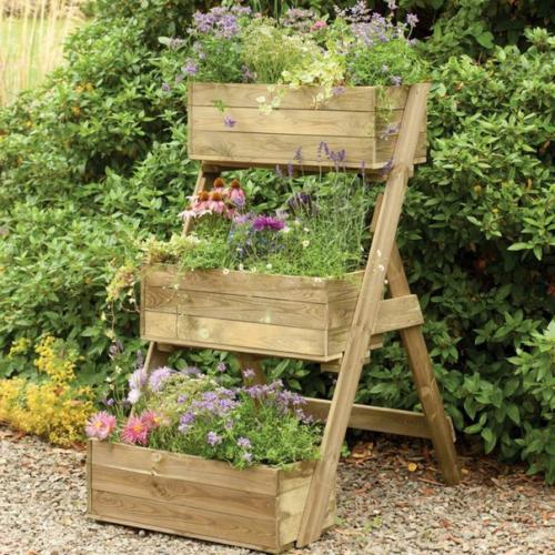 Керамические и деревянные горшки. 03