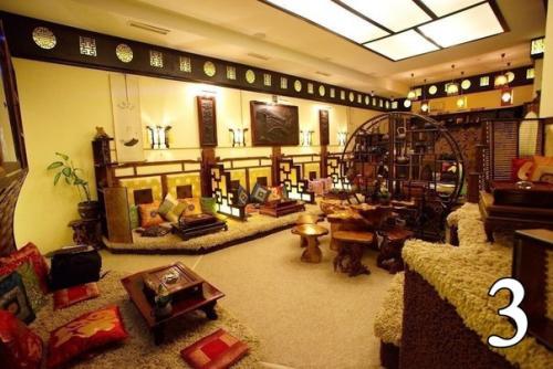 Какой дизайн интерьера в китайском стиле лучше подходит для чайного клуба? 02