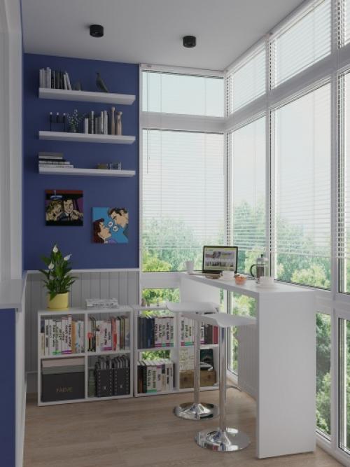 Балкон многие используют только для хранения старой мебели, лыж и велосипеда. 01