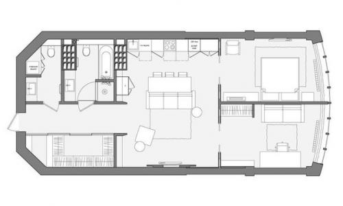 Дизайн - проект квартиры 87 кв. 09